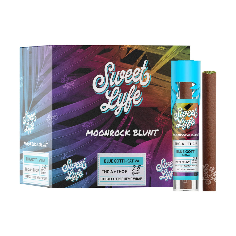 Sweet Lyfe Moonrock Blunt THCA+THCP - Blue Gotti - Sativa - Headshop.com