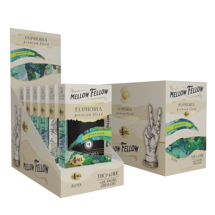 Euphoria Blend 4ML Disposable Vape Green Crack - Headshop.com