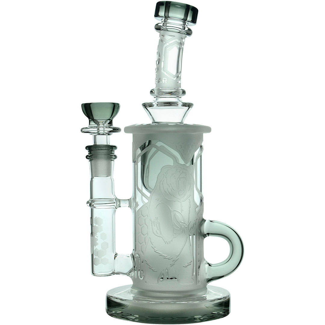Calibear Sandblasted Showerhead Klein Recycler - Headshop.com