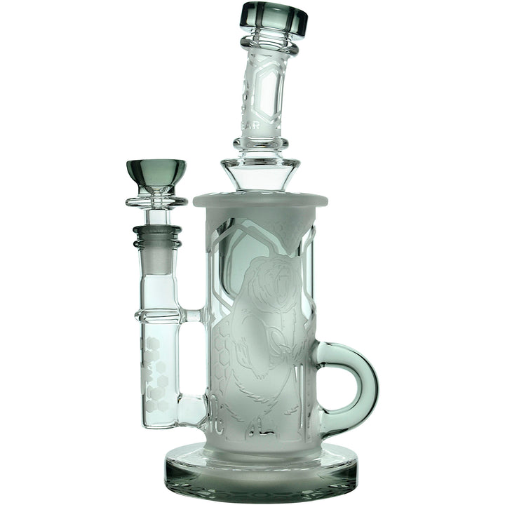 Calibear Sandblasted Showerhead Klein Recycler - Headshop.com