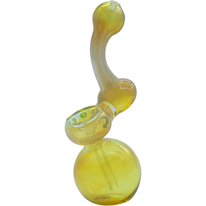 LA Pipes "Silver Sherlock" Fumed Sherlock Bubbler Pipe (Various Colors) - Headshop.com