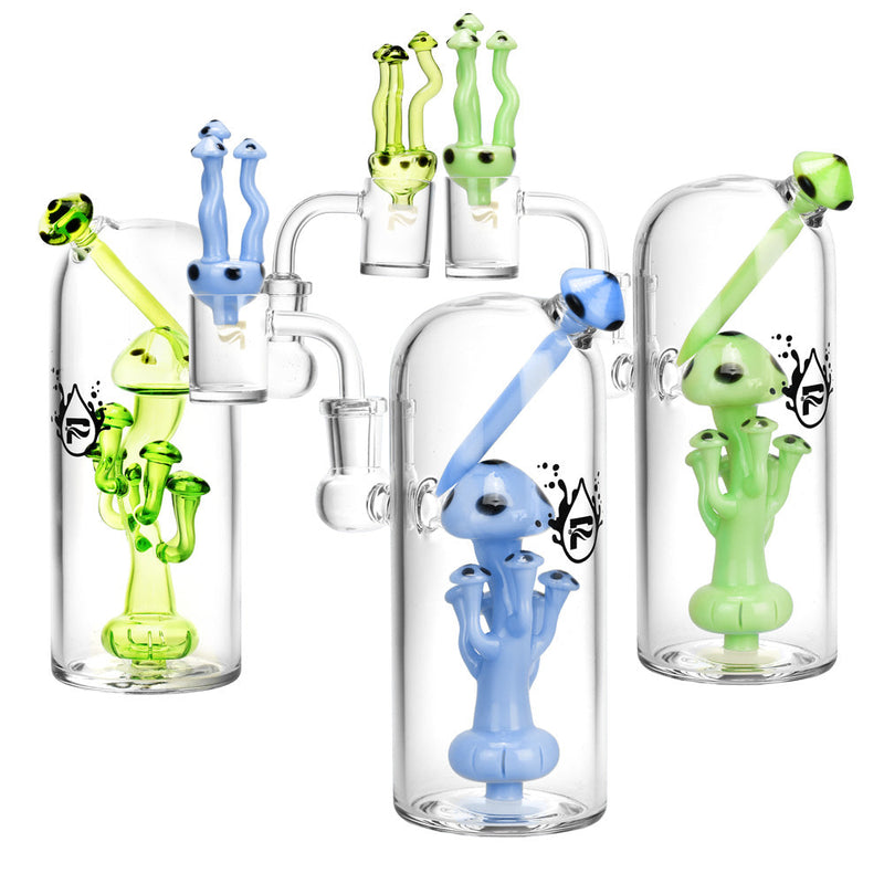 Pulsar Mushroom Dab Rig Kit - 6.25"/14mm F/Colors Vary - Headshop.com