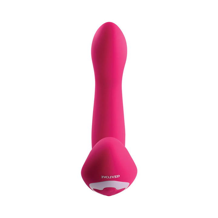 Evolved Buck Wild Rechargeable Silicone Dual Stimulator Pink - Headshop.com