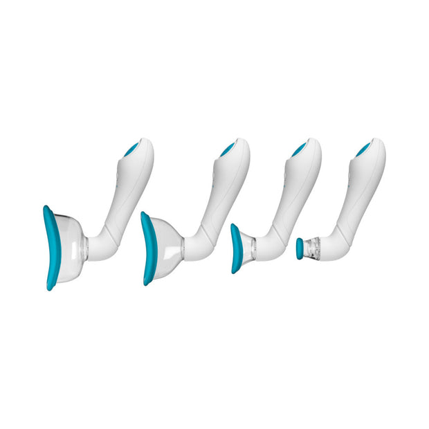 Bloom - Intimate Body Pump - Automatic - Vibrating - Rechargeable Blue/White - Headshop.com