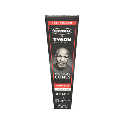 Tyson 2.0 x Futurola Cones | 3pk | King Size | 30pc Display - Headshop.com