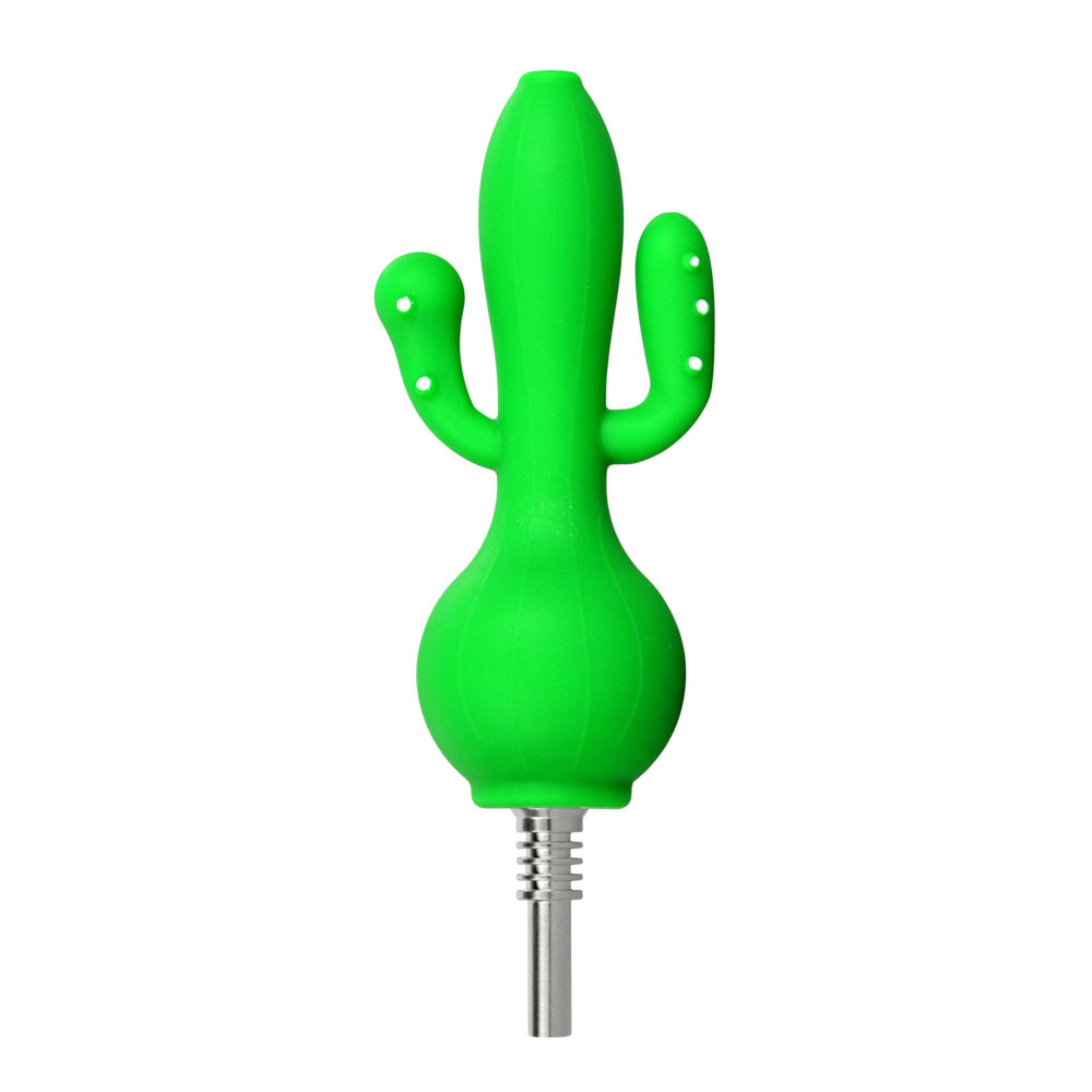 Cactus Silicone Dab Straw - 5.8" / Colors Vary - Headshop.com