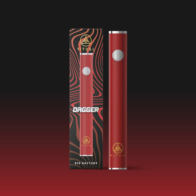 Ritual | Dagger 510 Variable Voltage Pen Battery - Red - Headshop.com