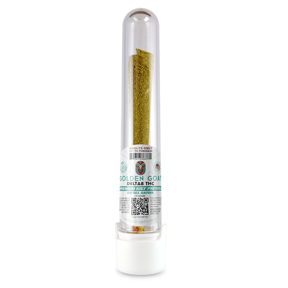 Delta-8 Kief Doobie – 75mg – 1g – Sativa - Headshop.com
