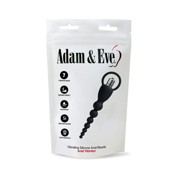 Adam & Eve Vibrating Silicone Anal Beads (Bag Packaging) - Headshop.com