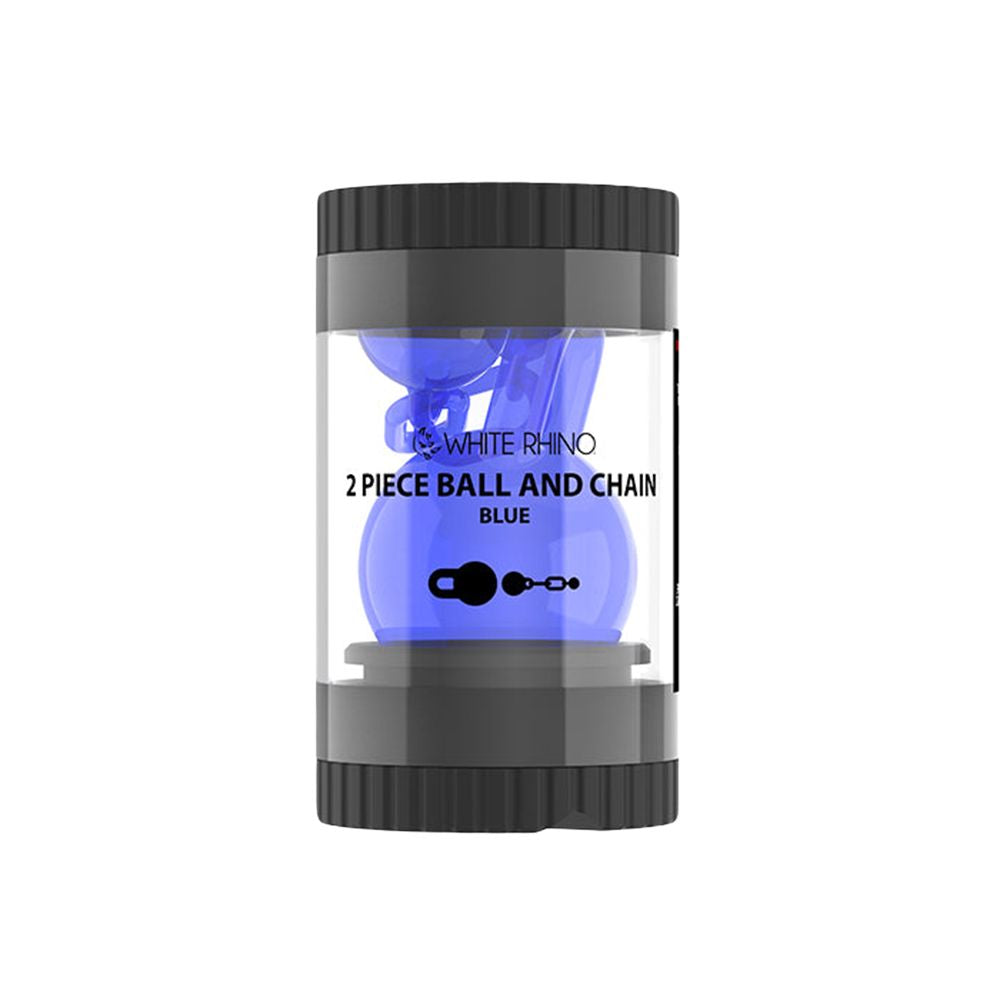 White Rhino Terp Slurper 2-Piece Ball & Chain Cap & Bead Set | 6ct Display - Headshop.com