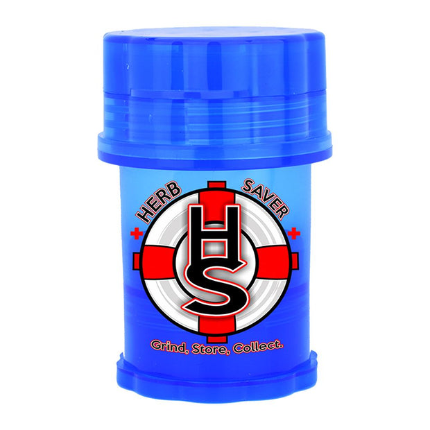 HerbSaver Large Grinder - 3.8" x 2.4" / 4pc / 6ct - Headshop.com