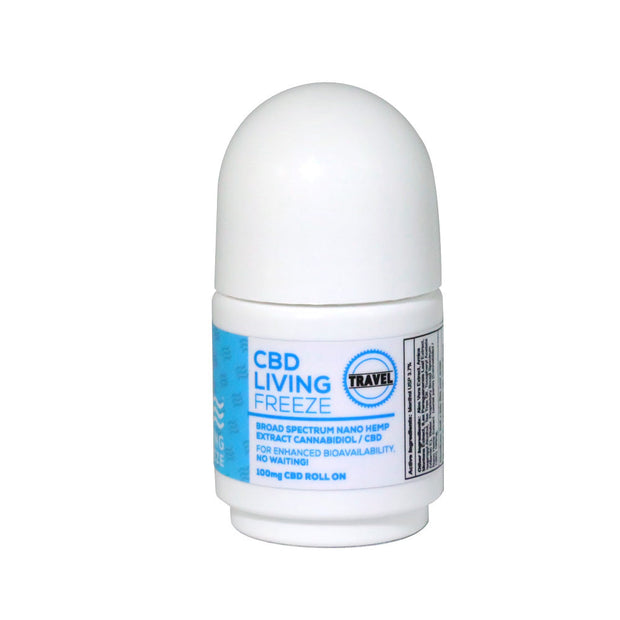 CBD Living Travel Freeze Topical - 1oz / 100mg 12PC DISPLAY - Headshop.com