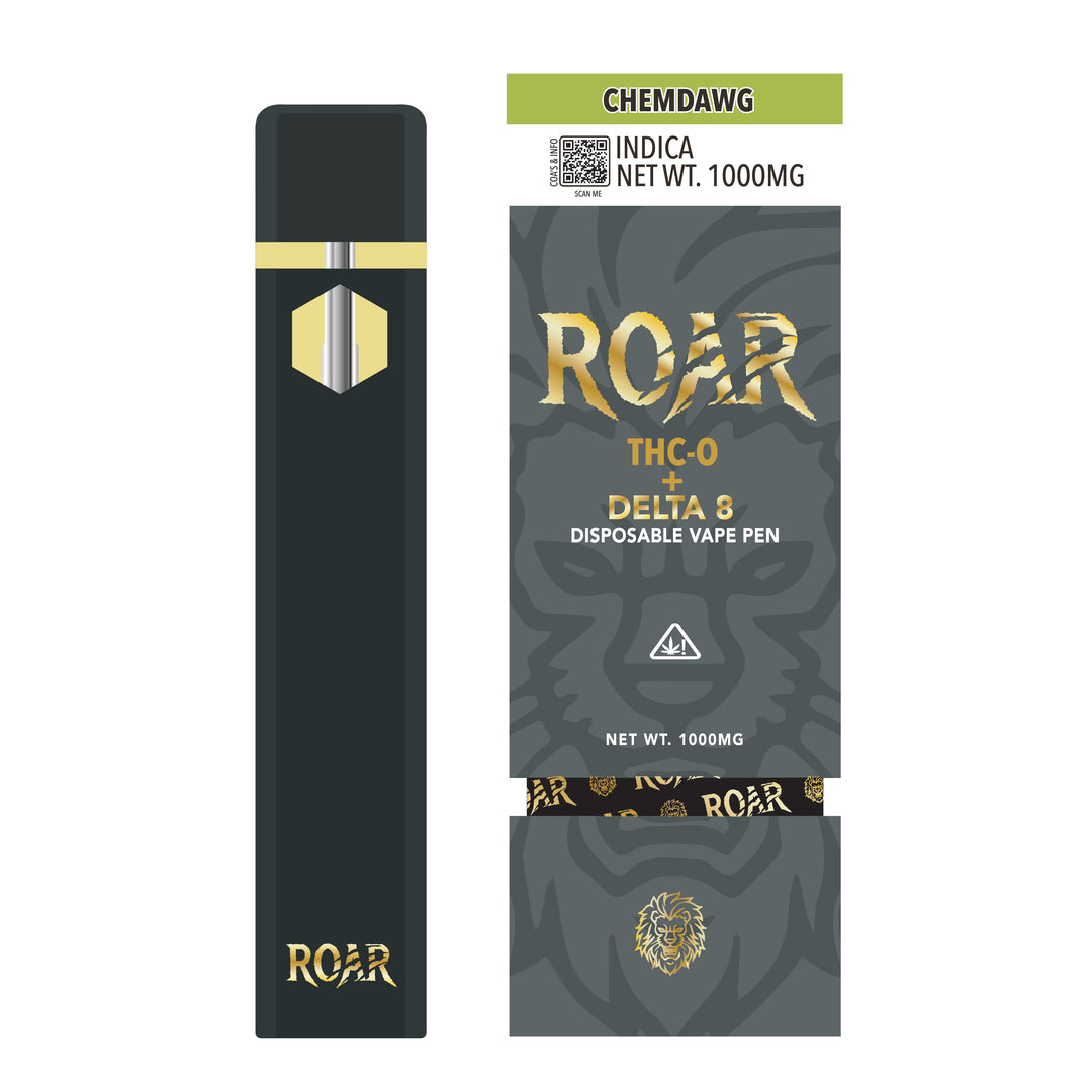 Roar 1 ML THC-P + D8 1000MG - Chemdawg - Headshop.com