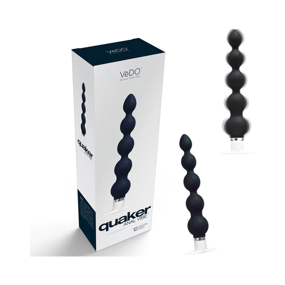 VeDO Quaker Anal Vibe Just Black - Headshop.com