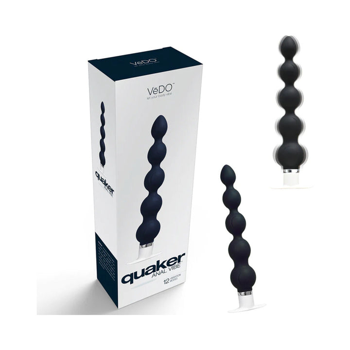VeDO Quaker Anal Vibe Just Black - Headshop.com