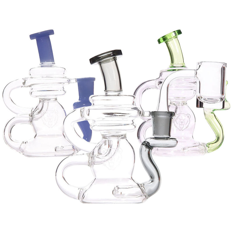 Bear Quartz BQ Cycler Recycler Dab Rig Box Set | 5.5" | 14mm F - Headshop.com