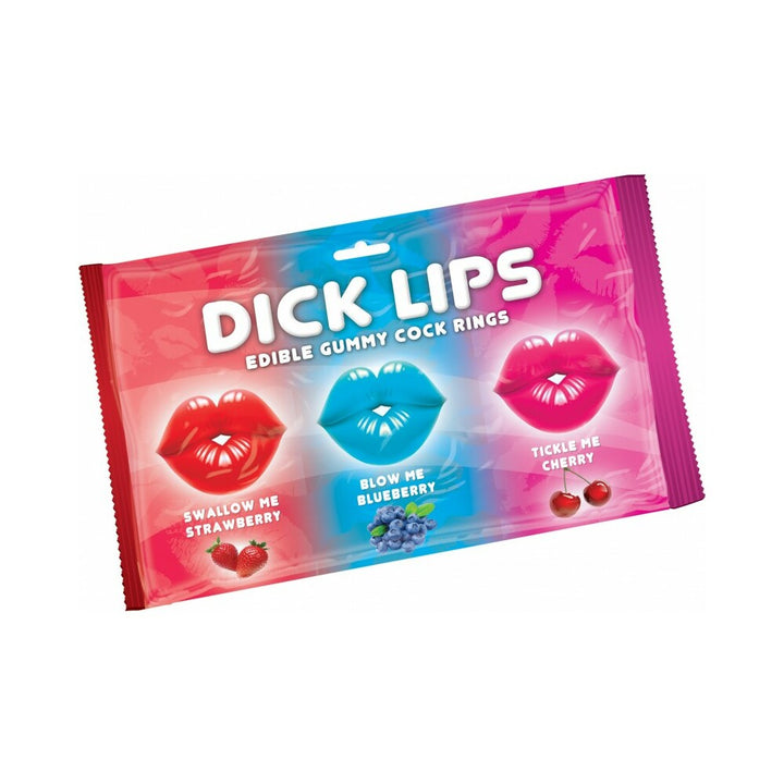 Dick Lips Edible Gummy Cock Rings 3-Pack - Headshop.com