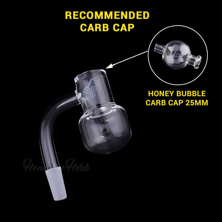 Honeybee Herb Quartz Kettle Banger - 90° - Headshop.com