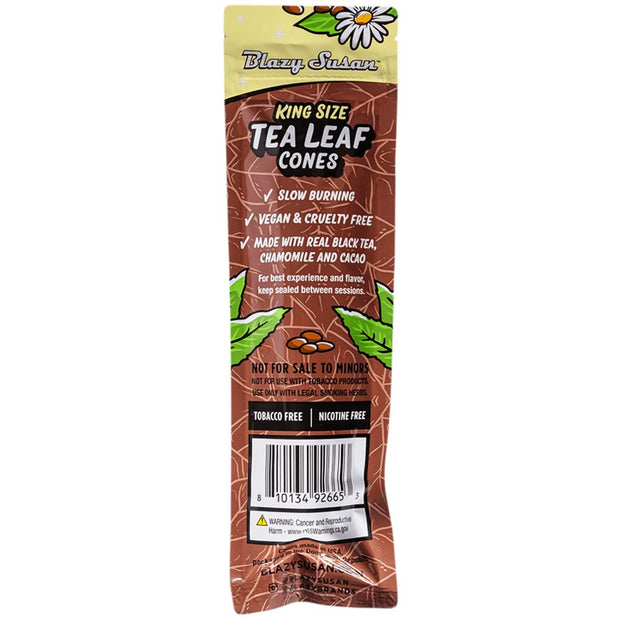 Blazy Susan Tea Leaf Cones- 2pc / King Size 10ct - Headshop.com