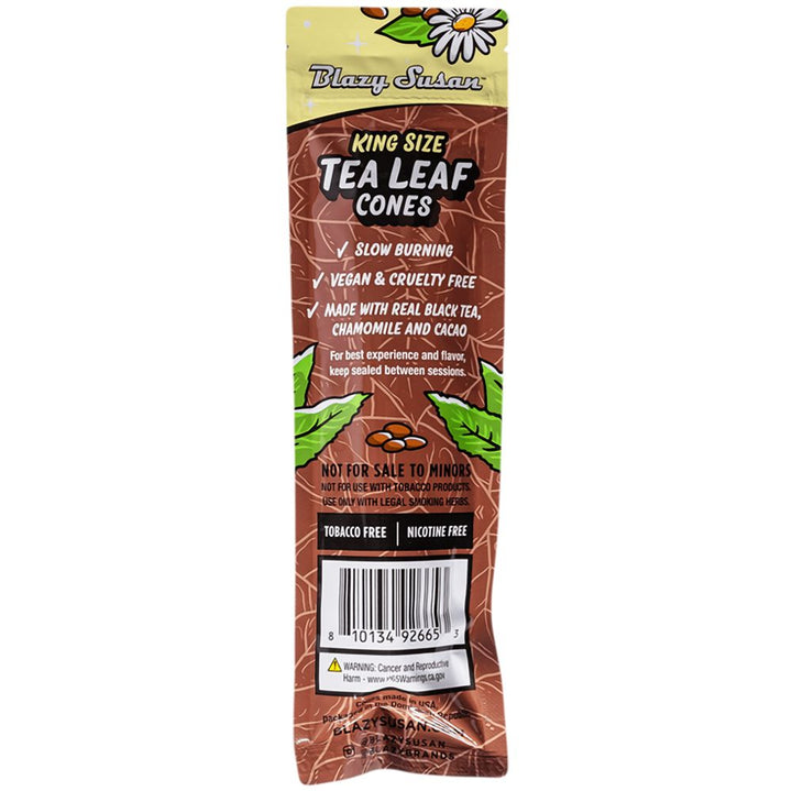 Blazy Susan Tea Leaf Cones- 2pc / King Size 10ct - Headshop.com