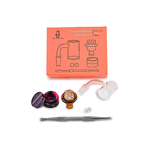 Space King Opaque White Bottom Banger Kit (Coral) - Headshop.com