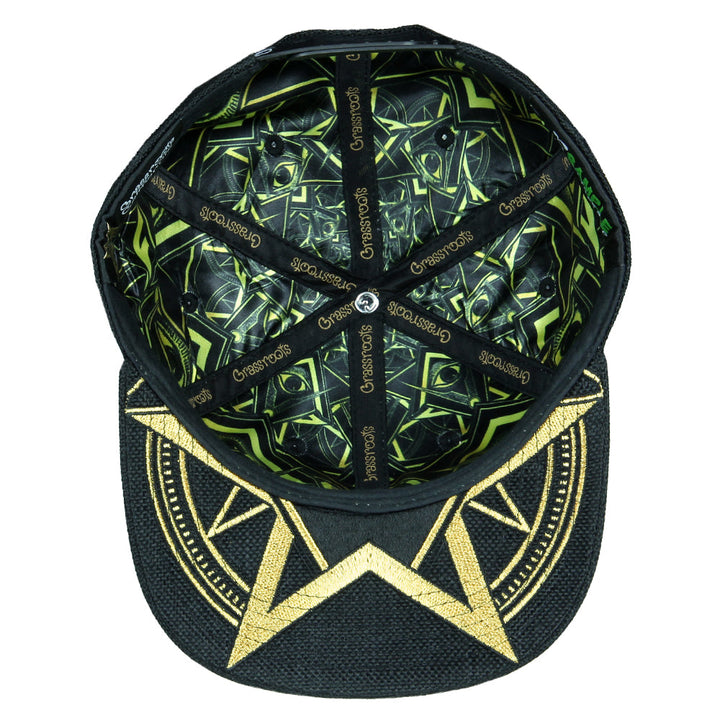 Grassroots Secret Society Gold Snapback Hat