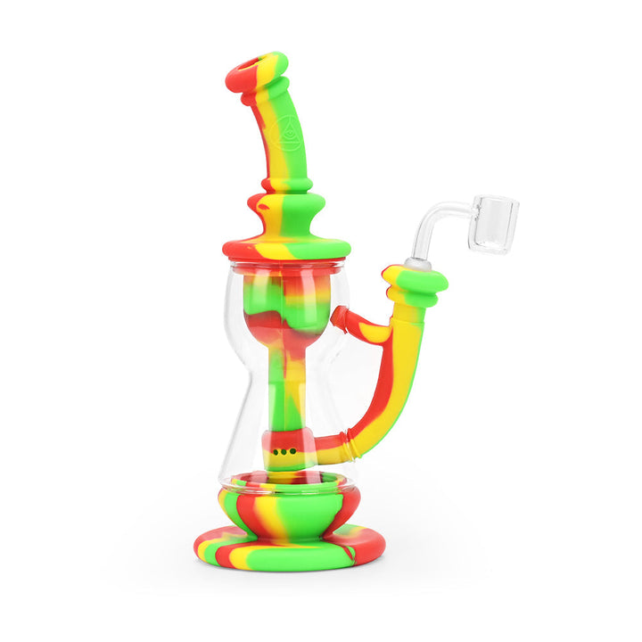 Ritual - 10'' Silicone Deluxe Incycler - Rasta - Headshop.com