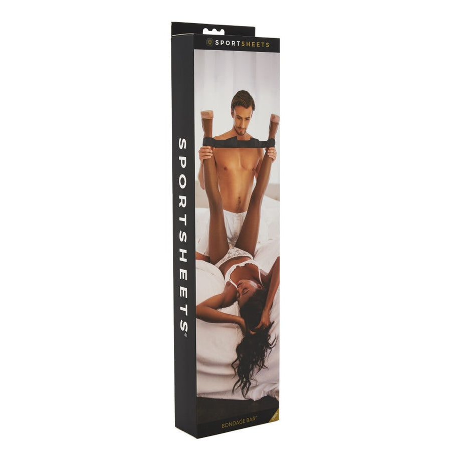Sportsheets Adjustable Bondage Bar Black - Headshop.com