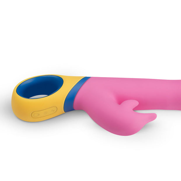 PMV20 Copy Dolphin Vibrator Silicone Pink - Headshop.com