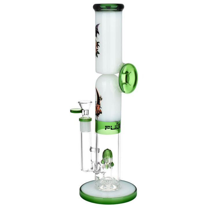 Pulsar Double Stacked Halloween Glass Water Pipe - 12.75" / 14mm F - Headshop.com