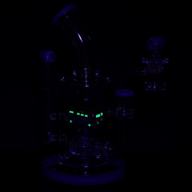 Pulsar Glow VW Bus Glass Dab Rig Set - 8.5" / 14mm F