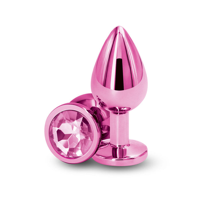 Rear Assets Metal Anal Plug Medium Pink - Headshop.com