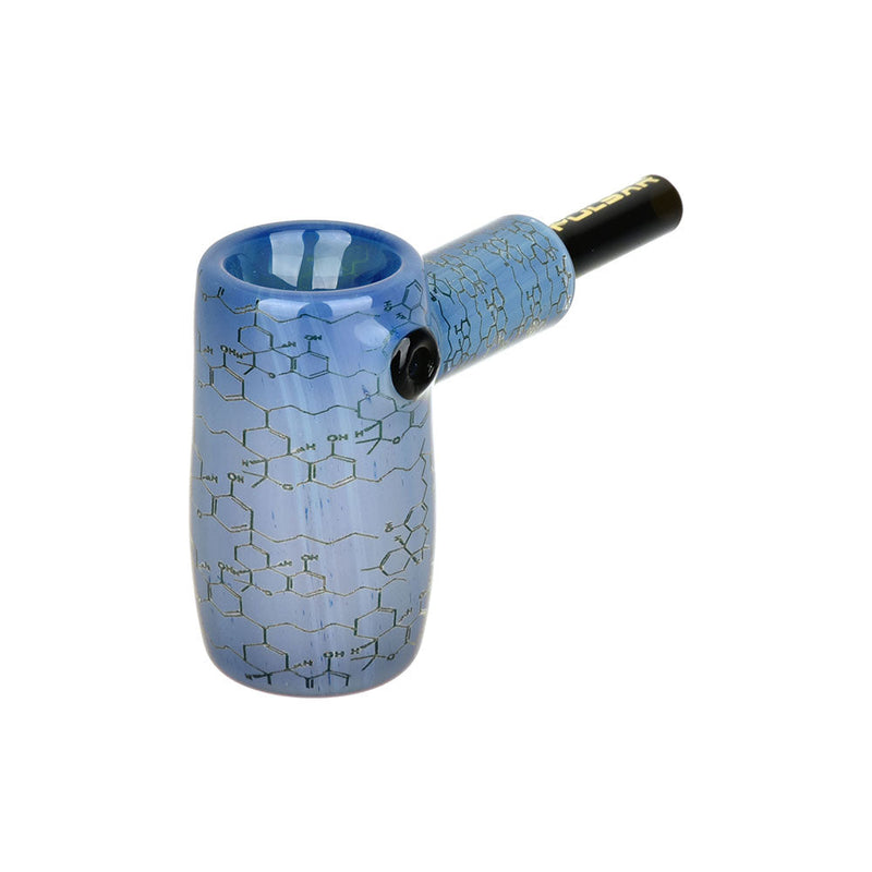 Pulsar Inside Print Glass Mini Hammer Bubbler | THC Blueprint | 3.5" - Headshop.com