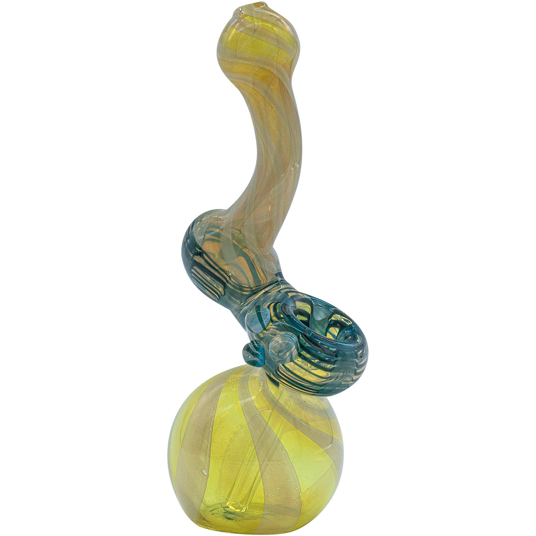 LA Pipes "Rake Bubb" Fumed Sherlock Bubbler Pipe (Various Colors) - Headshop.com