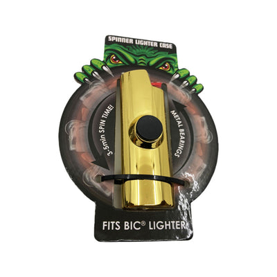 12PC DISP - Smokezilla Spinner Lighter Case - 3"/Asst Colors - Headshop.com