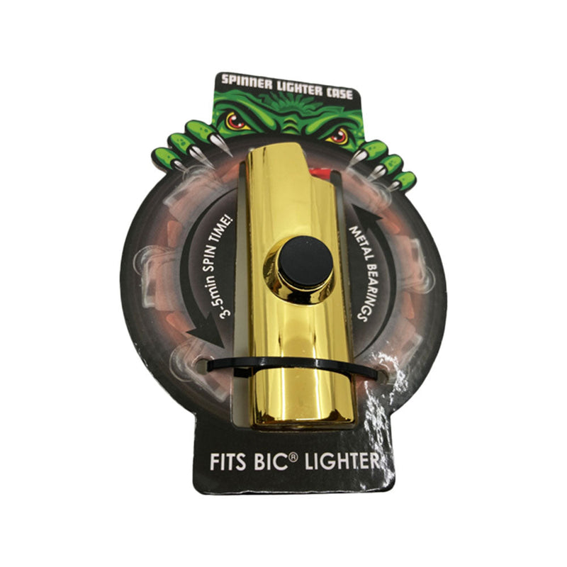 12PC DISP - Smokezilla Spinner Lighter Case - 3"/Asst Colors - Headshop.com