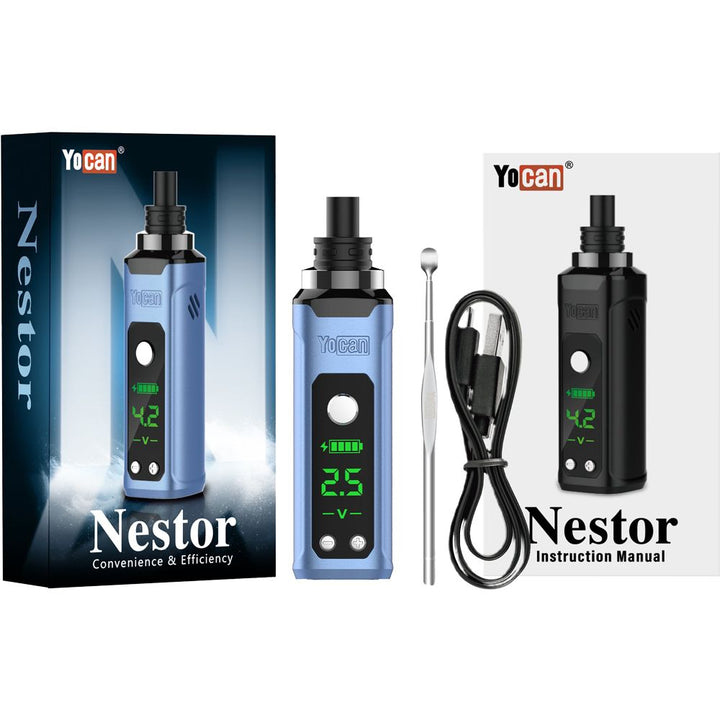 Yocan Nestor Variable Voltage Wax Vaporizer | 900mAh - Headshop.com