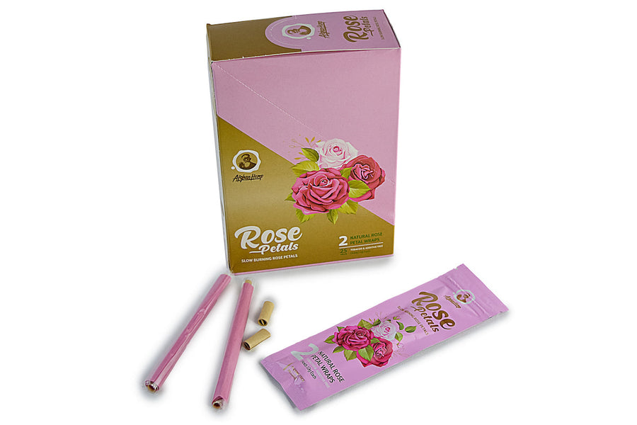 Afghan Hemp Rose Petal Blunt Wraps - Headshop.com