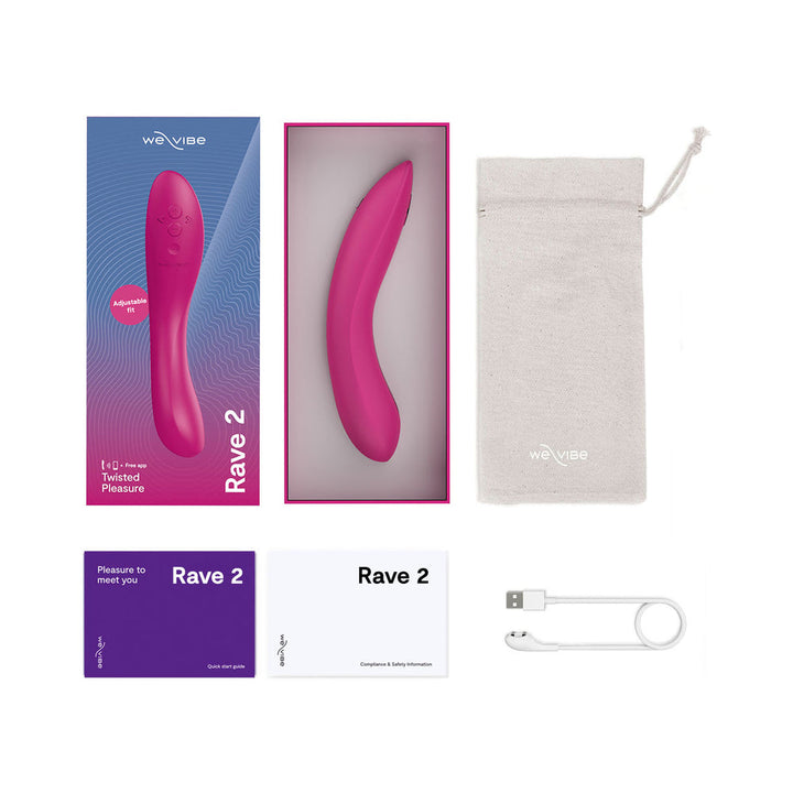 We-Vibe Rave 2 G-Spot Fuchsia - Headshop.com