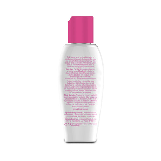 Pink Silicone Lubricant 2.8 oz. - Headshop.com
