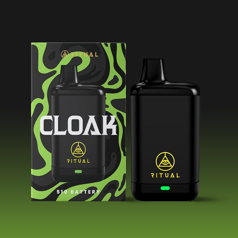 Ritual | Cloak 510 Variable Voltage Concealed Battery - Black - Headshop.com