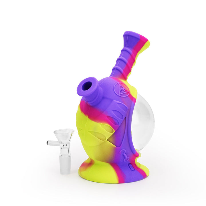 Ritual - 7.5'' Silicone Astro Bubbler - Miami Sunset - Headshop.com