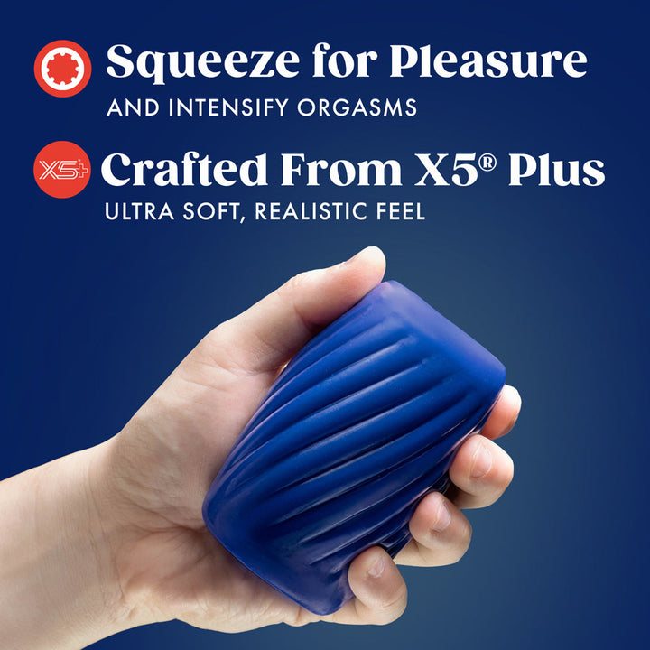 Rize Turbine Self-Lubricating Stroker Blue - Headshop.com