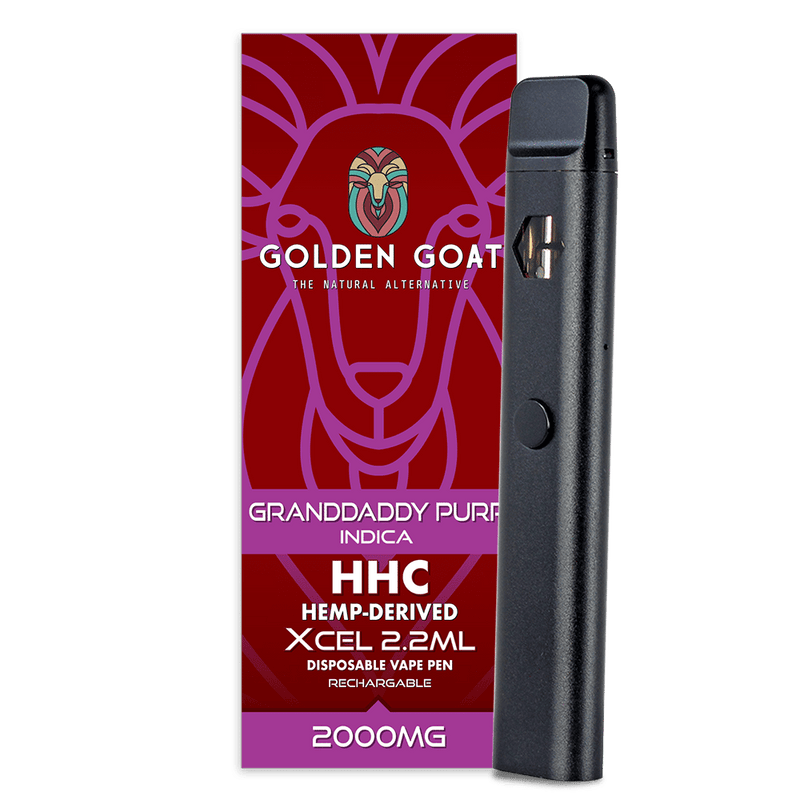 HHC Vape Device, 2000mg, Rechargeable/Disposable - Grand Daddy Purp - Headshop.com