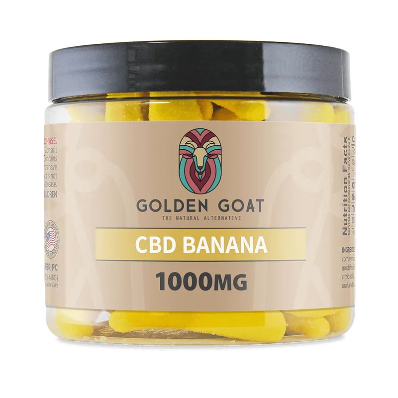 CBD Gummies 1000MG - Banana - Headshop.com