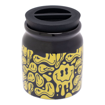 12PC DISPLAY - Fujima Cute'n'Punny Ceramic Stash Jar - 3fl oz / Assorted Designs - Headshop.com