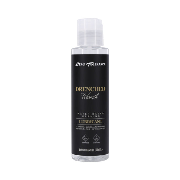Zero Tolerance Drenched Warmth Water-Based Warming Lubricant 4 oz. - Headshop.com