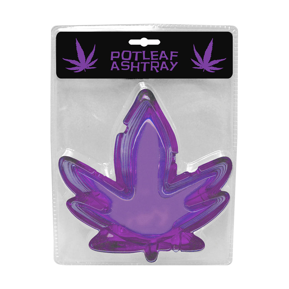 Pot Leaf Ashtray Purple - Headshop.com