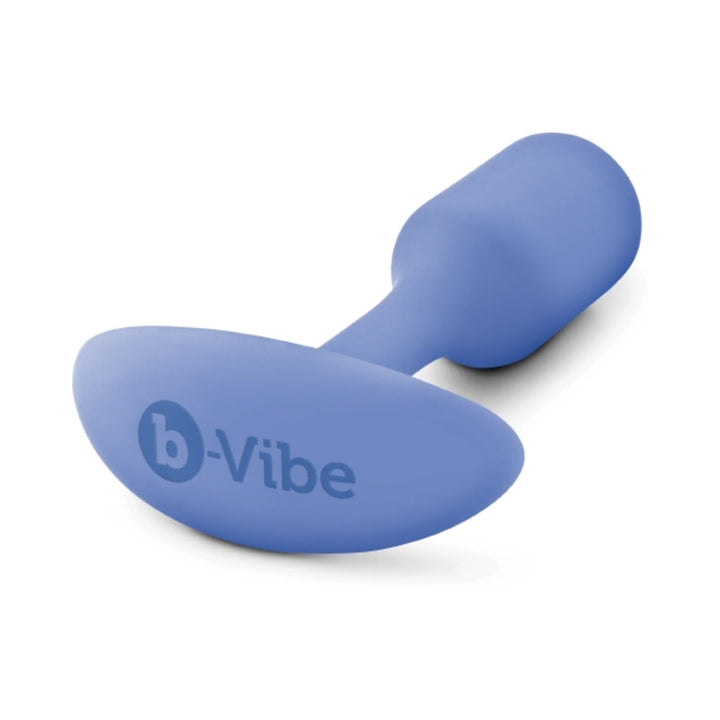 B-Vibe Snug Plug 1 Weighted Silicone Anal Plug Violet - Headshop.com