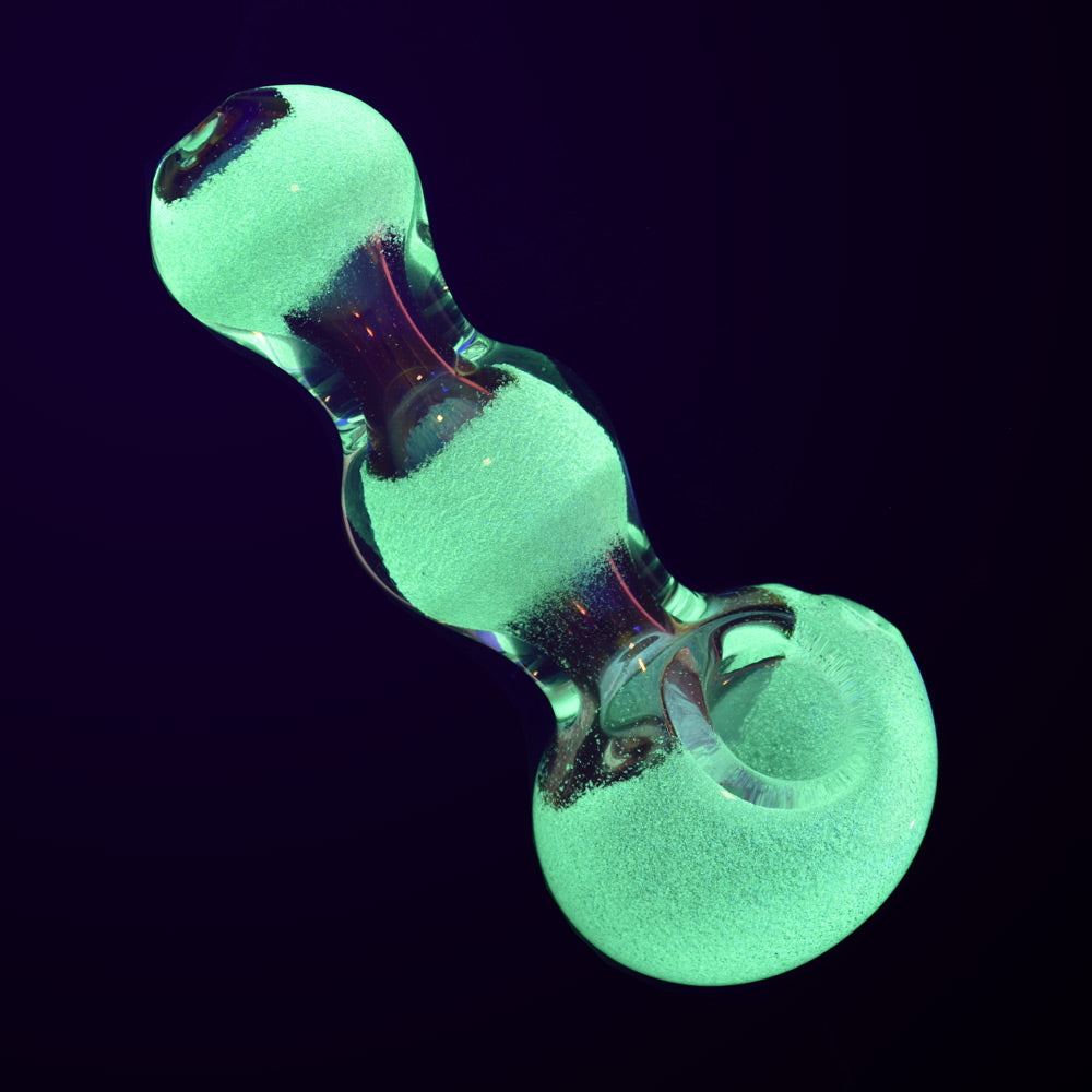 Triple Glow Bubble Fumed Spoon Pipe - Headshop.com